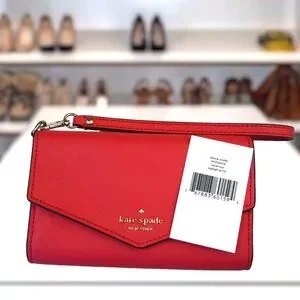 Kate Spade Laurel Way Hold The Phone iPhone Wristlet Stoplight WLRU6058 New Tags